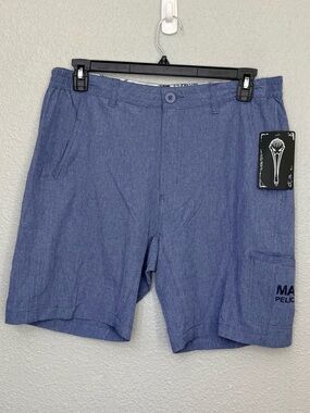 NWT Mad Pelican | Donnie’s Walking Shorts “Wish you were Here” | Large